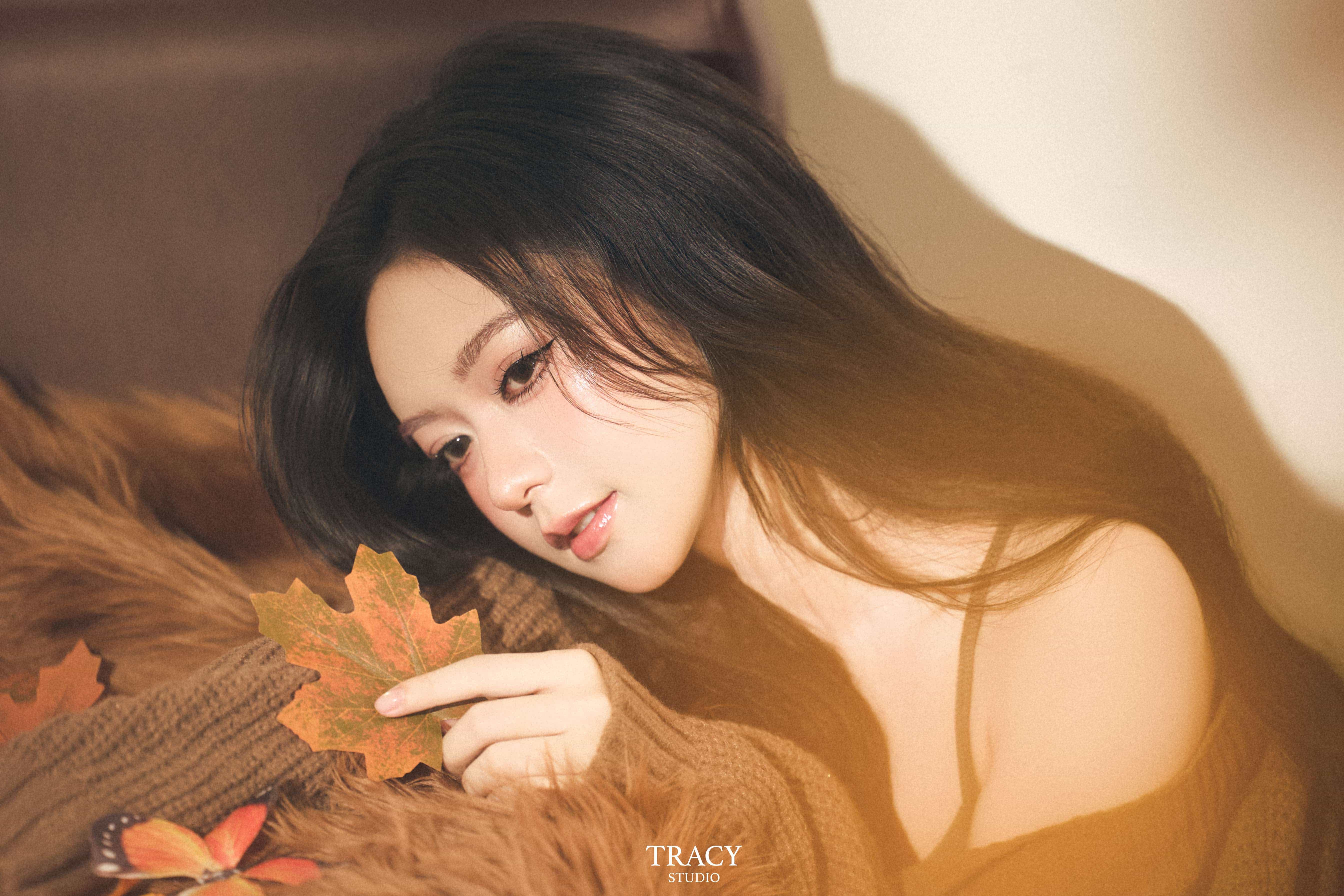 tracy studio chụp concept nàng thơ mùa thu